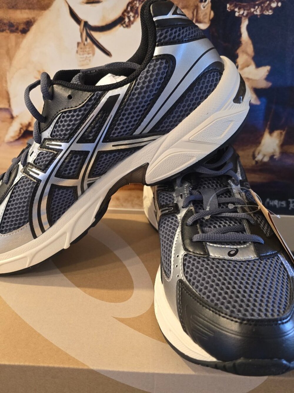 ASICS Gel-1130 Steel Gray / Black 1203A609-021 Mens US Sz 12 Shoes Sneakers NEW